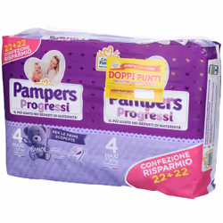 Pampers Progressi Cresce Maxi 7-18 Kg 44 pz Pannolini