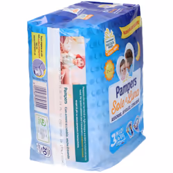 Pampers Sole e Luna Maxi Pannolini Taglia 5 (11-25kg) 15 Pezzi Taglia 3 (4-9kg)