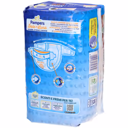 Pampers Sole e Luna XL Mutandino Pannolini Taglia 6 (15+kg) 13 Pezzi Taglia 5 (12-18kg)