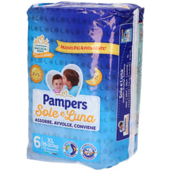 Pampers Sole e Luna Maxi Pannolini Taglia 5 (11-25kg) 15 Pezzi Taglia 6 (15+kg)