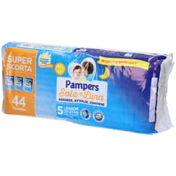 Pampers Sole e Luna Junior Pannolini Taglia 5 Confezione Tripla 44 Pezzi Taglia 5 (11-25kg)