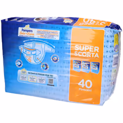 Pampers Sole e Luna XL 6 15-30kg 40 pz Pannolini