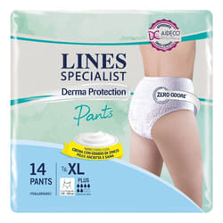 LINES Specialist Derma Protection Pants XL Plus 14 pz Pannolini