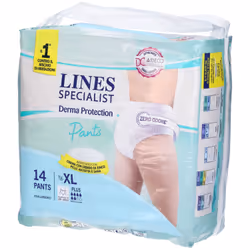 LINES Specialist Derma Protection Pants XL Plus 14 pz Pannolini