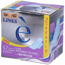 Lines è Lungo Carry Pack per Flussi Abbondanti 11 Pezzi