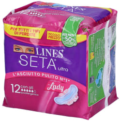 LINES SETA ULTRA ASSORBENTI LADY ALI DWCT 12 PEZZI
