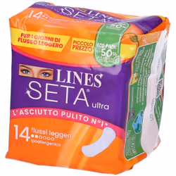 LINES SETA ULTRA ASSORBENTI LEGGERO DWCT 14 PEZZI