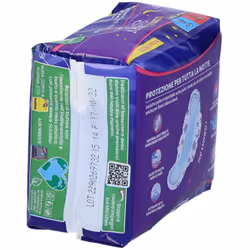 LINES Seta Ultra Notte con Ali 8 pz Assorbenti - Vista aggiuntiva 4