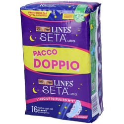 LINES SETA ULTRA ASSORBENTI NOTTE VP DWCT 16 PEZZI