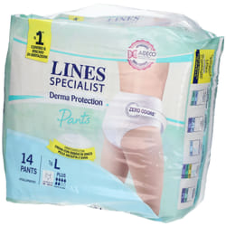 LINES Specialist Derma Protection Pants L Plus 14 pz Pannolini