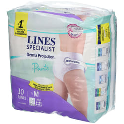 LINES Specialist Derma Protection Pants M Maxi 10 pz Pannolini