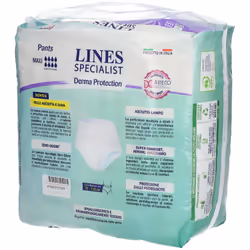 LINES Specialist Derma Protection Pants M Maxi 10 pz Pannolini