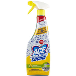 Spray sgrassatore universale 600ML cucina limone e bergamotto - ACE