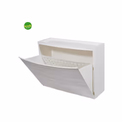SCARPIERA WOOD, marchi Belli e Forti, colore bianco, è ideale per riporrele proprie scarpe in modo ordinato. Interamente in p ...