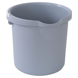 Secchio Tondo 10l D.31xh27cm Grigio