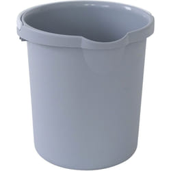 Secchio Tondo 12l D.31xh30cm Grigio