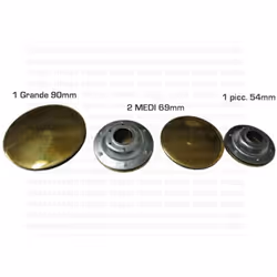 kit SPARTIFIAMMA CUCINA STAR - Contiene 1pz L5501 2pz L5502 1pz L5503 1 grande Misura 90mm 2 Medi Misura 69mm 1 Piccolo misur ...