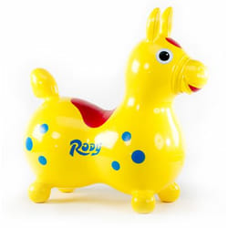 Rody Horse Yellow Animale giocattolo cavalcabile