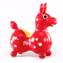 Rody Horse Red, Animale giocattolo cavalcabile, 2 anno/i