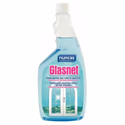 Glasnet è un detergente specifico per la pulizia dei vetri e degli specchi. Ha una formula che bilancia il contenuto di tensi ...