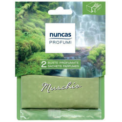 Nuncas - 2 Buste Profumate per Cassetti Muschio