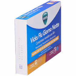 Vicks Flu Giorno Notte per Raffreddore e Influenza 16 Compresse
