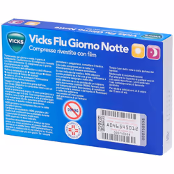 Vicks Flu Giorno Notte per Raffreddore e Influenza 16 Compresse - Vista aggiuntiva 4