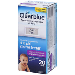 Clearblue Test di Ovulazione Clearblue Avanzato per Fertilità 20 Pezzi