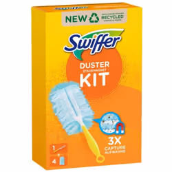 SWIFFER DUSTER KIT SPOLVERINO E 4 PANNI Scopri il rivoluzionario Swiffer Kit Duster . la soluzione definitiva per una casa pu ...