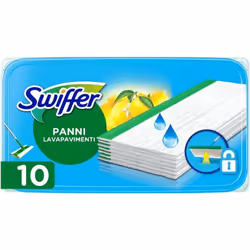 Swiffer Panni Umidi Pulizia Facile e Rapida - 10pz Swiffer Panni Umidi , sono perfetti per una pulizia facile e veloce.