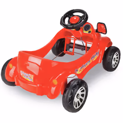 Biemme Auto a Pedali Happy Herbie, 2 anno/i, 4 ruota(e), Plastica, Rosso