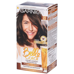 Garnier Tinta Capelli Belle Color, Colore Luminoso e Riflessi Naturali, Copre il 100% dei capelli bianchi, Castano Naturale 1 St