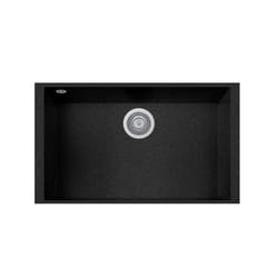 TELMA MQ 74 Nero Lavello montato su piano