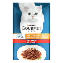 GOURMET Perle Filettini in Salsa con Pollo, 85 g