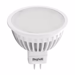 Lampada a LED Beghelli dicroica Potenza 6Watt Attacco GU5,3 Tensione 12 vatt Luce calda 3000K 460 lumen Dimensioni diametro 5 ...
