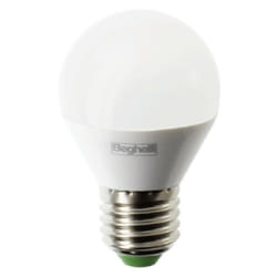 Lampadina Beghelli sfera LED E27 5W 6500K luce bianchissima 56992