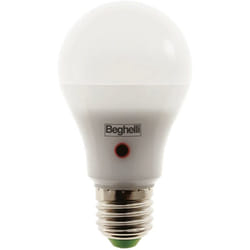 Beghelli - Lampada led goccia savingled sensor con sensore crepuscolare e27 - 12w - 3000°k calda - 1300 lm - 65x124h