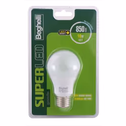 Beghelli 56881BL, 10 W, 60 W, E27, 850 lm, 15000 h, Luce diurna
