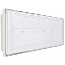 Beghelli - lampada di emergenza stile+ led 18w se/sa 2/6h 19501