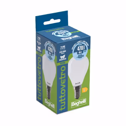 Beghelli Tuttovetro Lampadina a risparmio energetico Bianco freddo 6500 K 4 W E14 E - Vista aggiuntiva 2