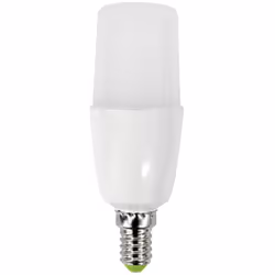 stick led 8w e14 3000k lumen: 850 watt: 8 attacco: e14 luce: calda temp. colore k: 3000 dim. Øxl: 38x108 vita (h): 15000 clas ...