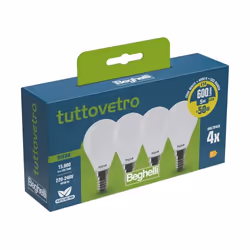 Beghelli 58057 lampada LED Bianco caldo 4000 K 5 W E27 E - Vista aggiuntiva 2