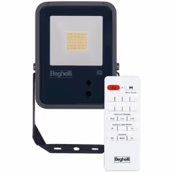 Proiettore Floodlight FL Led 10W Nero IP66 Sens 4K Beghelli 86182 Proiettore a spessore ridottissimo con design moderno ed el ...