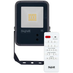 Proiettore floodlight fl led 10w nero ip66 sens 4k Beghelli 86182