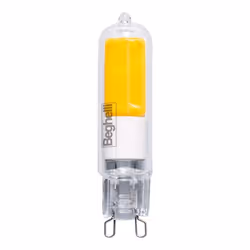 Lampadina Bispina LED Beghelli Zafiro: Potenza 5W LED Luce calda 3000K Attacco G9 Tipo di tensione di alimentazione AC Tensio ...