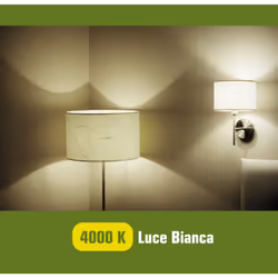 Beghelli 58121 lampada LED Bianco caldo 2700 K 7 W E27 D