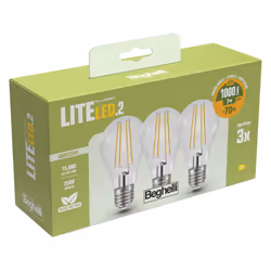 Beghelli 58120 lampada LED Bianco caldo 2700 K 7 W E27 D - Vista aggiuntiva 4