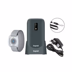 Beghelli SLV 20 + BAND PLUS 100 g Grigio Telefono per anziani