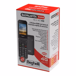 Beghelli SLV40 4G 7,11 cm (2.8") Nero Telefono cellulare basico - Vista aggiuntiva 5