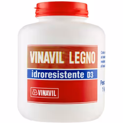 Idroresistente adesivo acetovinilico specifico per legno, resistente all'acqua secondo la norma en 204 d3. Adatto per incolla ...